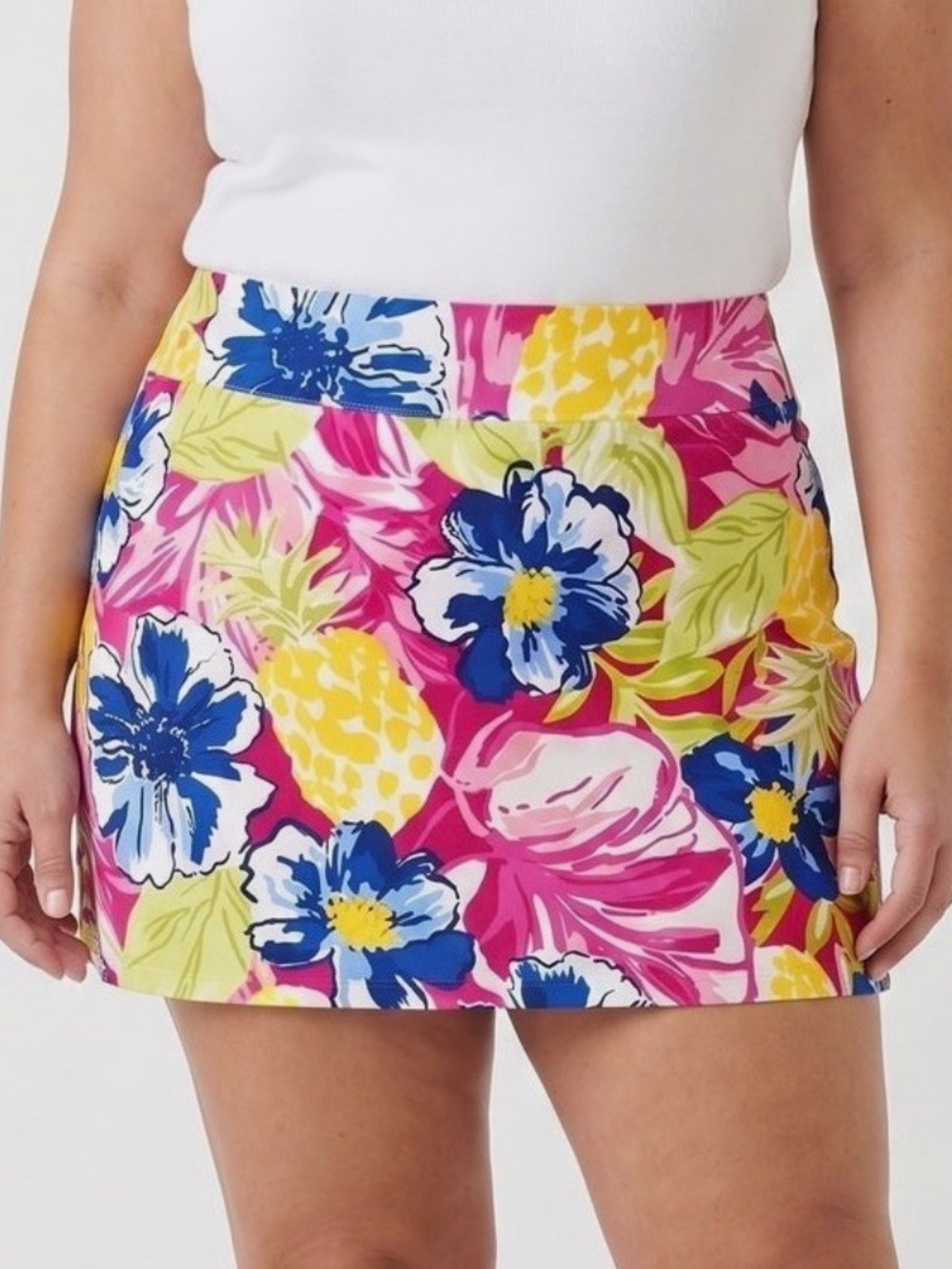 Rafaella Tropical Print Skort